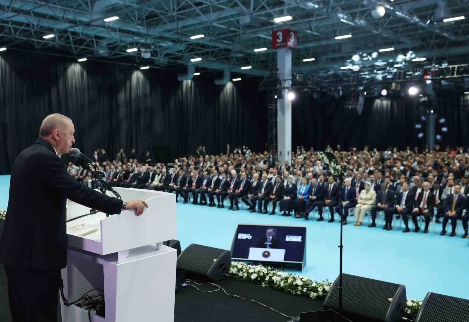 CUMHURBAŞKANI RECEP TAYYİP ERDOĞAN, İSTANBUL FUAR MERKEZİ'NDE "MÜSİAD EXPO ULUSLARARASI TİCARET FUARI VE 29. ULUSLARARASI İŞ FORUMU"NA KATILDI.