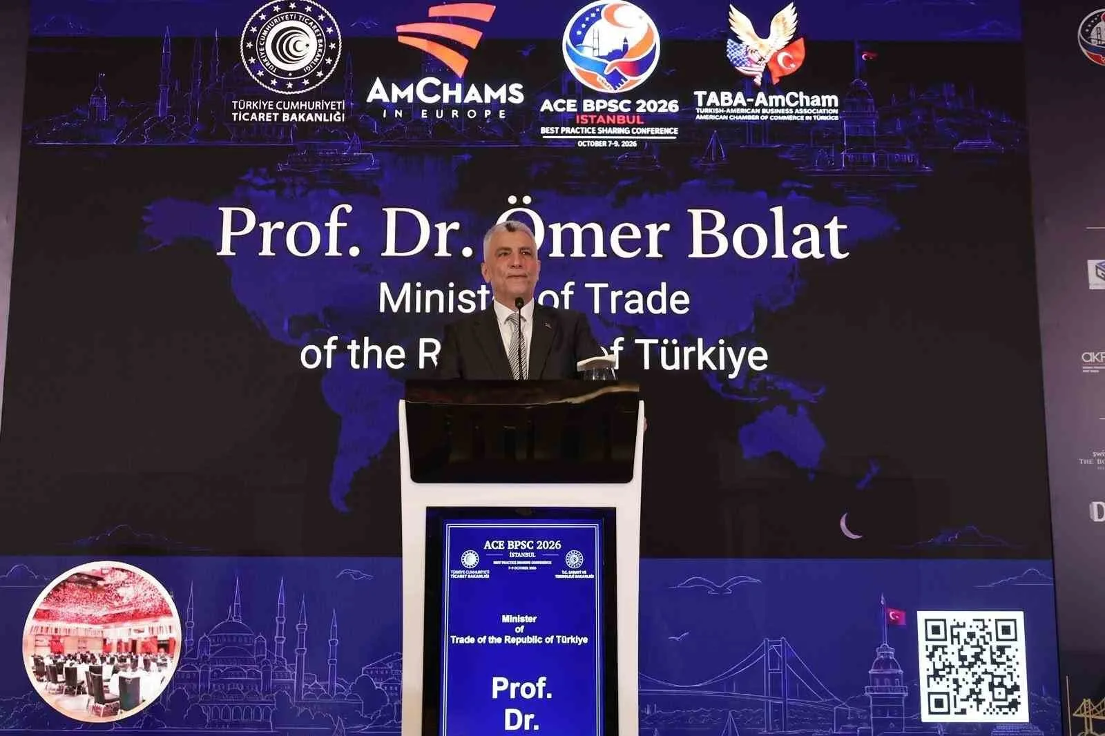 TİCARET BAKANI ÖMER BOLAT, "TÜRKİYE-ABD TİCARET HACMİNİ 2028'DE 50 MİLYAR DOLARA, NİHAİ OLARAK İSE 100 MİLYAR DOLARA ÇIKARMAYI HEDEFLİYORUZ" DEDİ.