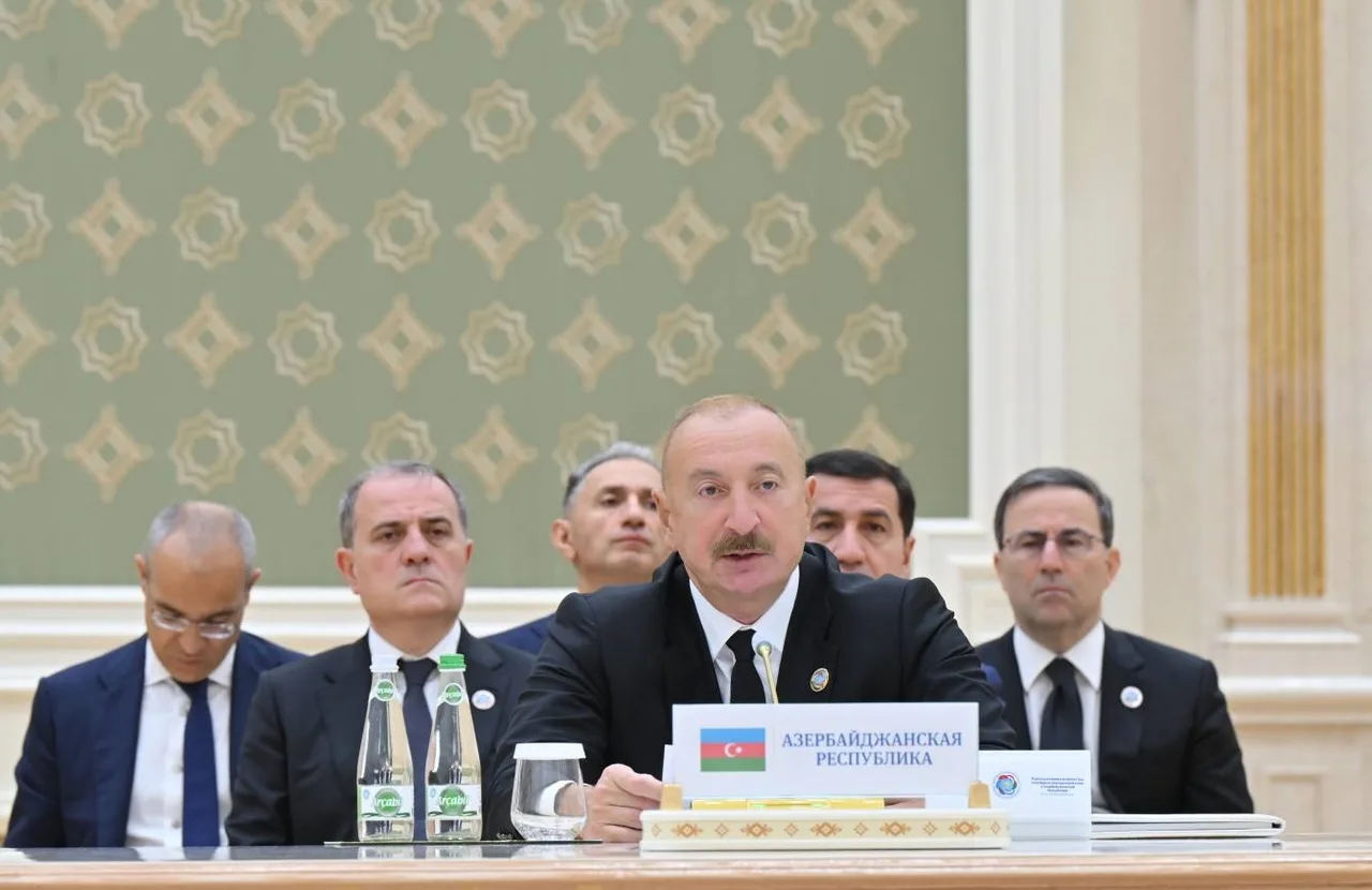 AZERBAYCAN CUMHURBAŞKANI İLHAM ALİYEV, AZERBAYCAN VE ORTA ASYA DEVLET BAŞKANLARI 8. İSTİŞARE TOPLANTISI’NA KATILMAK ÜZERE TÜRKMENİSTAN’IN TÜRKMENBAŞI ŞEHRİNE GELDİ.