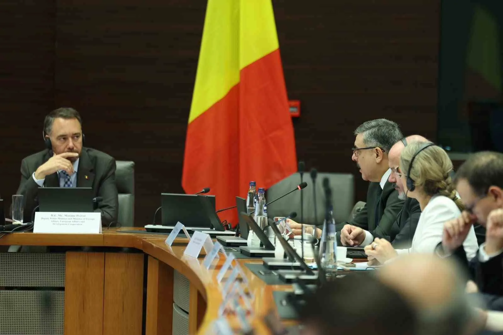 BAKAN ÇİFTÇİ, BELÇİKA'NIN BAŞKENTİ BRÜKSEL'DE DÜZENLENEN TÜRKİYE-BELÇİKA DIŞİŞLERİ, ADALET VE İÇİŞLERİ BAKANLARI ÜÇLÜ BAKANLAR TOPLANTISI'NA KATILDI.