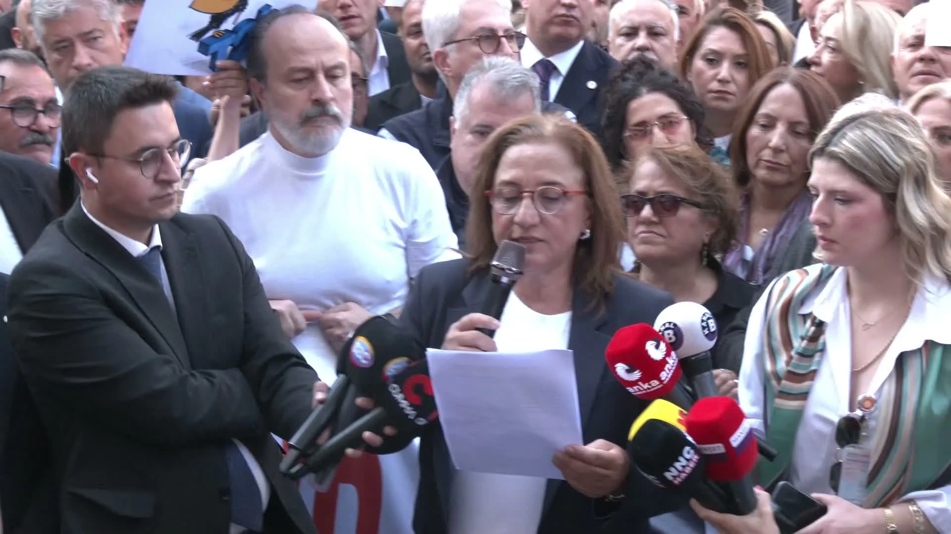 Basın örgütleri Ankara'da sansür ve baskıyı protesto etti