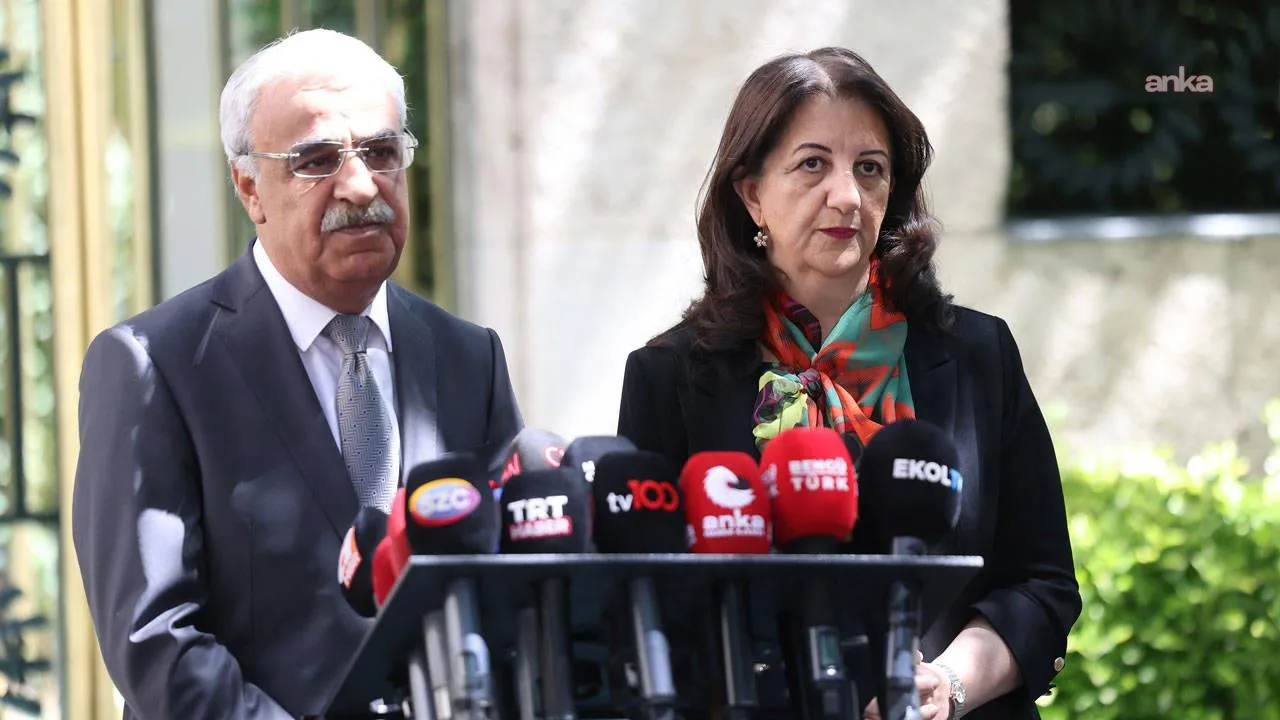 DEM Parti İmralı Heyeti, Cumhurbaşkanı Yardımcısı Cevdet Yılmaz ile görüştü