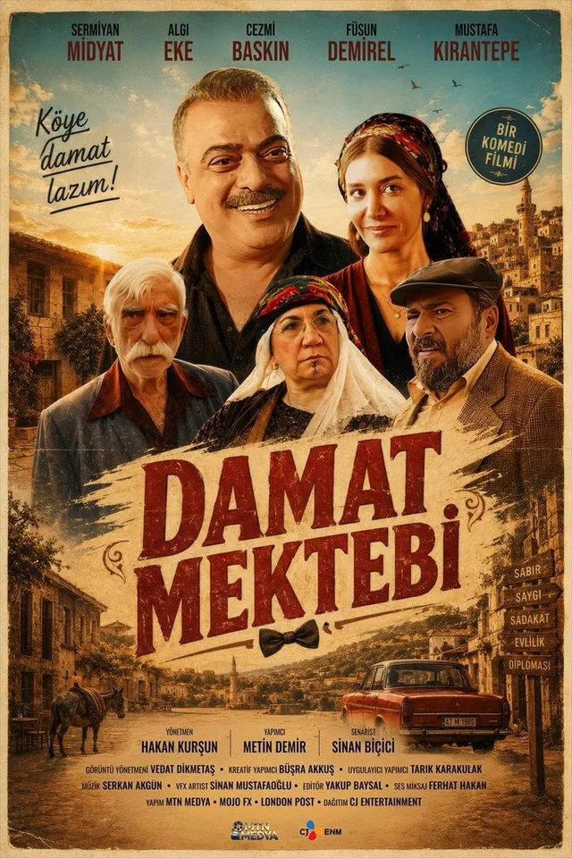 Damat Mektebi filminin afişi