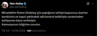 Sinem Dedetaş'a ev hapsiyle tahliye kararı, avukatı duyurdu — fotoğraf 2