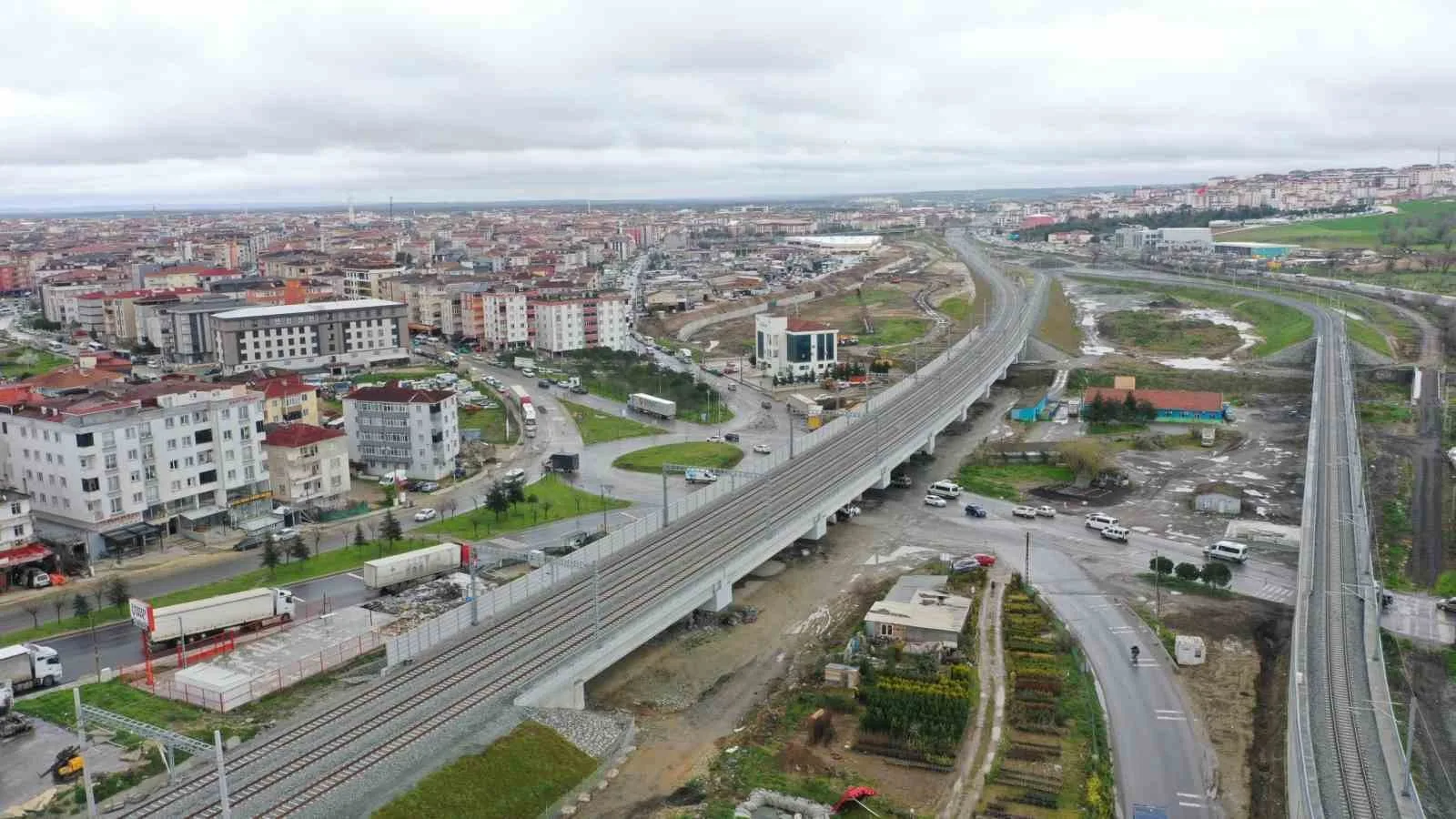 HALKALI-KAPIKULE HIZLI TREN HATTI'NIN 153 KİLOMETRELİK ÇERKEZKÖY-KAPIKULE KESİMİ
