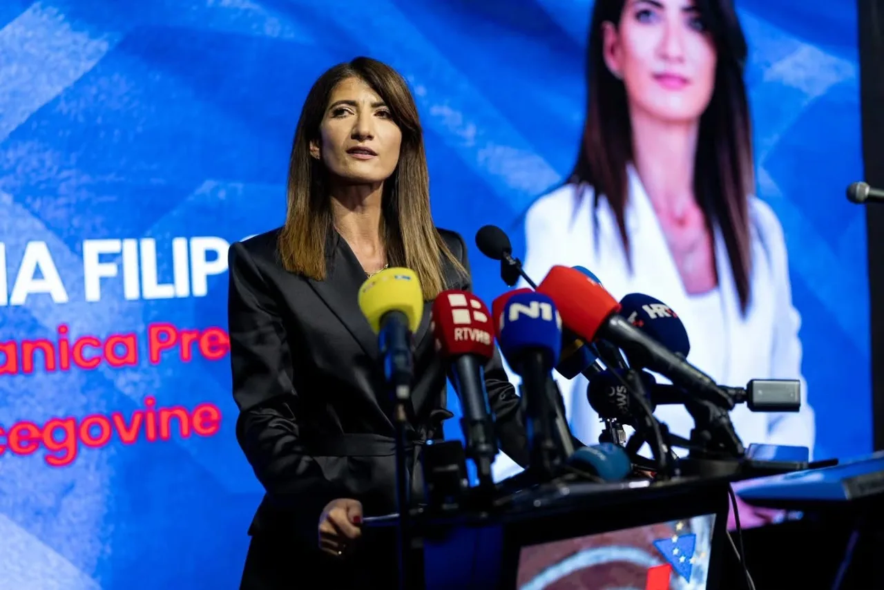 HDZ ADAYI DARİJANA FİLİPOVİC - SARAYBOSNA (İHA) - BOSNA HERSEK'TE BUGÜN GERÇEKLEŞTİRİLEN GENEL SEÇİMLERİN ARDINDAN DEVLET BAŞKANLIĞI KONSEYİ ÜYELİĞİ YARIŞINDA BOŞNAK ÜYELİĞİNDE DENİS BECİROVİC, HIRVAT ÜYELİĞİNDE DARİJANA FİLİPOVİC VE SIRP ÜYELİĞİNDE ZELJKA CVİJANOVİC ZAFERLERİNİ İLAN ETTİ.