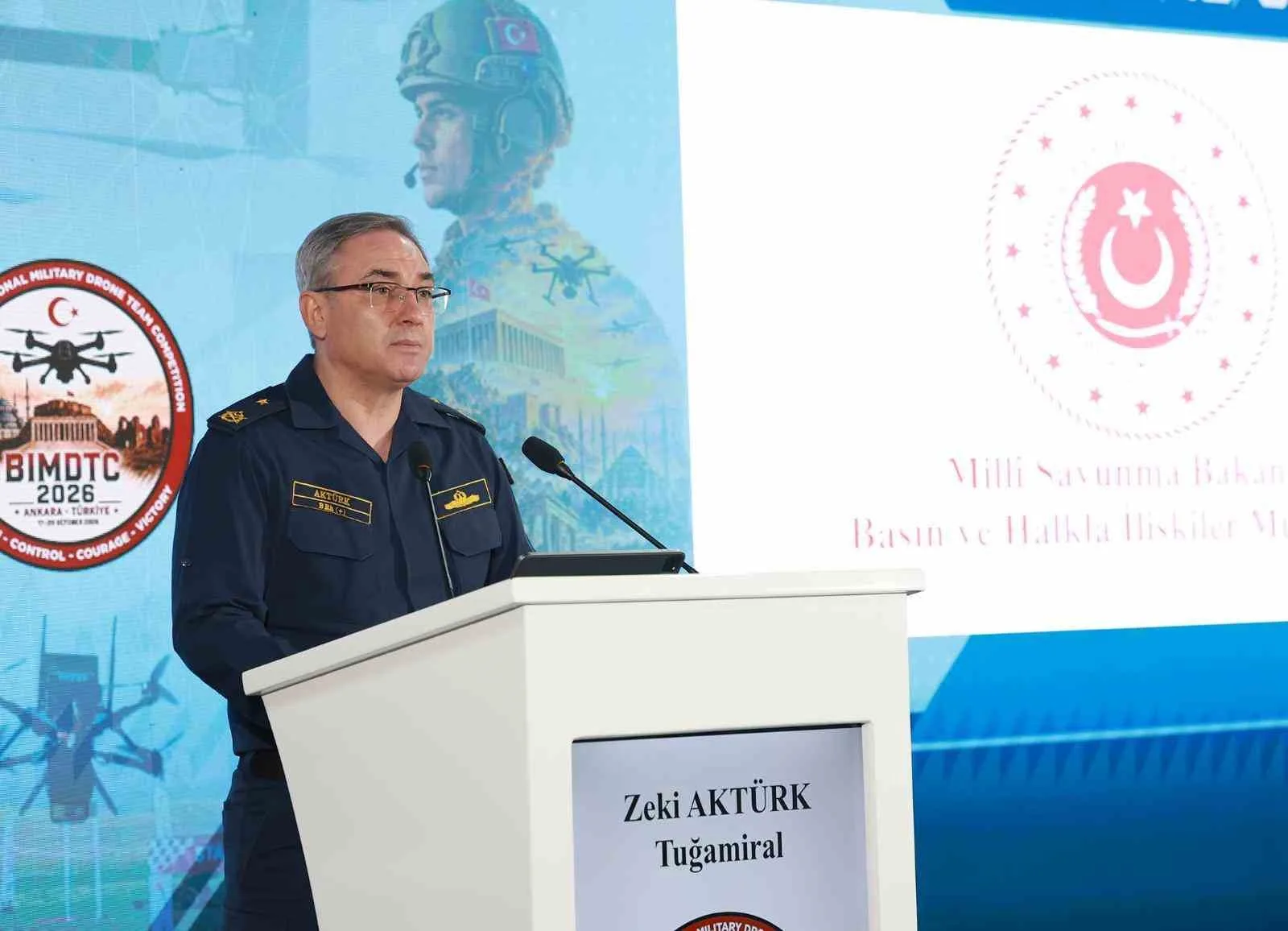 MSB BASIN VE HALKLA İLİŞKİLER MÜŞAVİRİ TUĞAMİRAL ZEKİ AKTÜRK AÇIKLAMALARDA BULUNDU