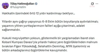 Tülay Hatimoğulları'ndan 6-8 Ekim çağrısı — fotoğraf 2