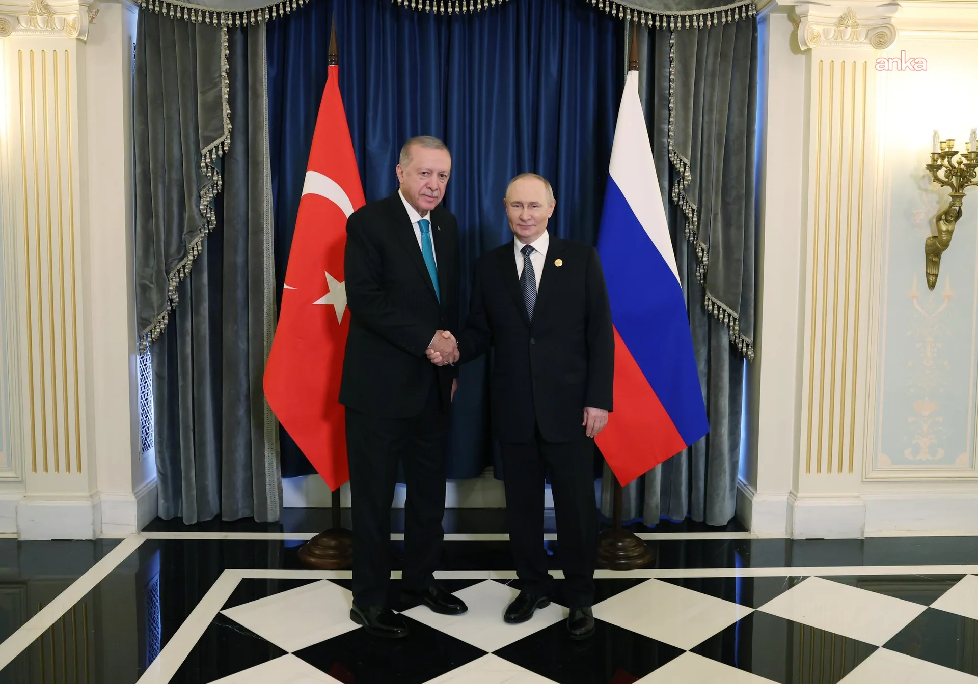 Cumhurbaşkanı Erdoğan, Rusya Devlet Başkanı Putin ile görüştü