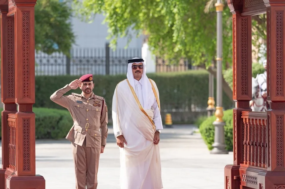 KATAR EMİRİ ŞEYH TAMİM BİN HAMAD AL THANİ, ŞURA MECLİSİ'NİN 55. DÖNEM AÇILIŞINA KATILDI