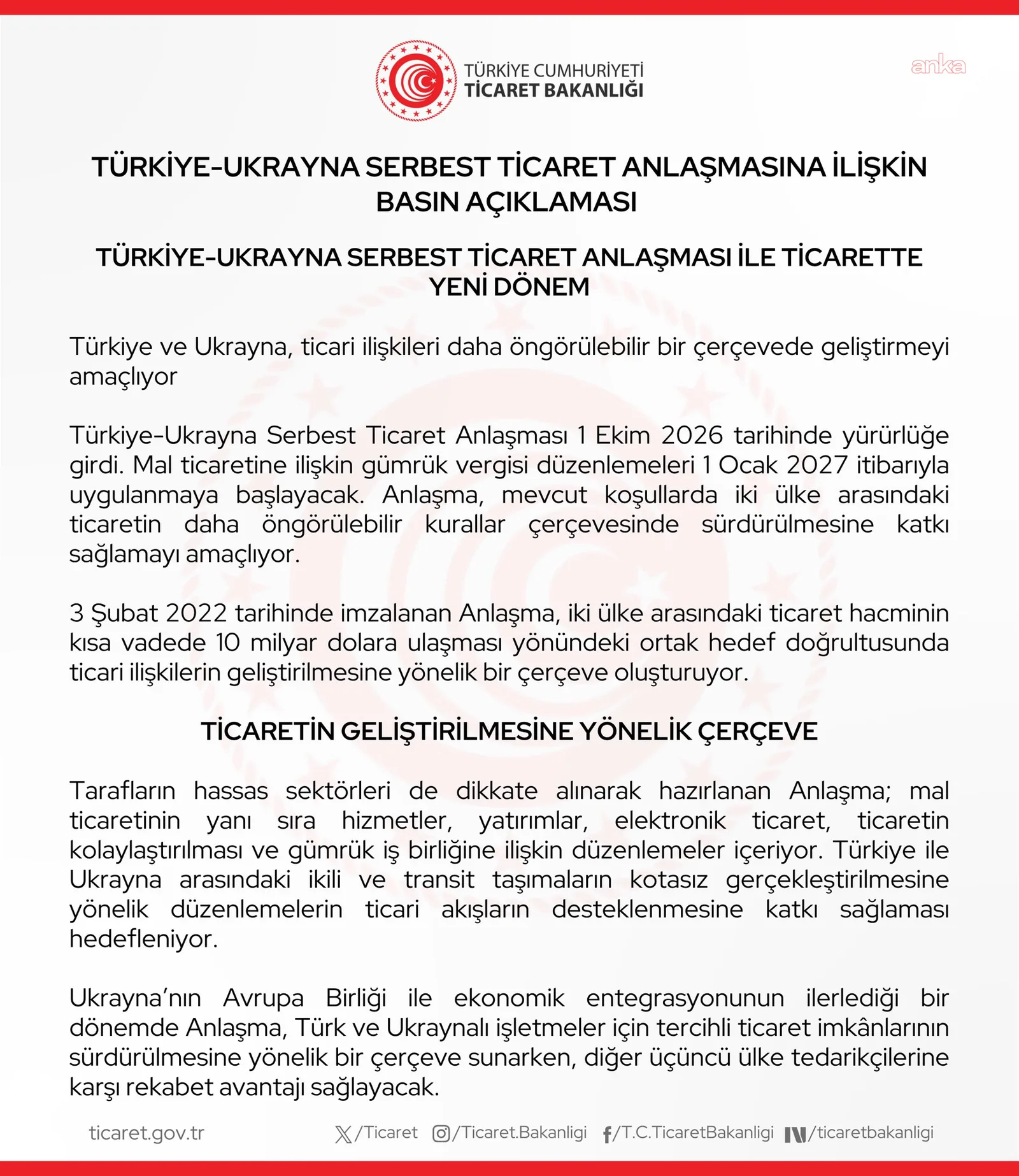 Türkiye-Ukrayna Serbest Ticaret Anlaşması yürürlükte — fotoğraf 2