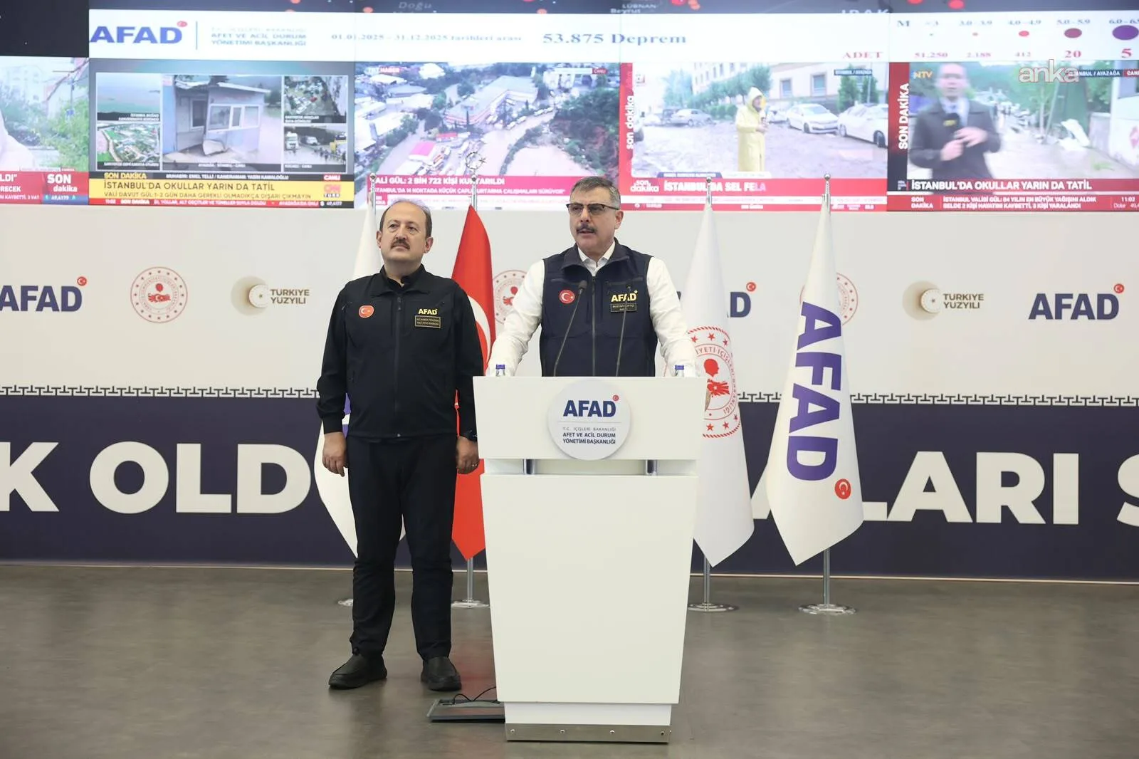 Bakan Çiftçi: “İstanbul’da 2, Kocaeli, Zonguldak, Sakarya, Düzce ve Yalova illerimizde bir gün eğitim öğretime ara verilmiştir”
