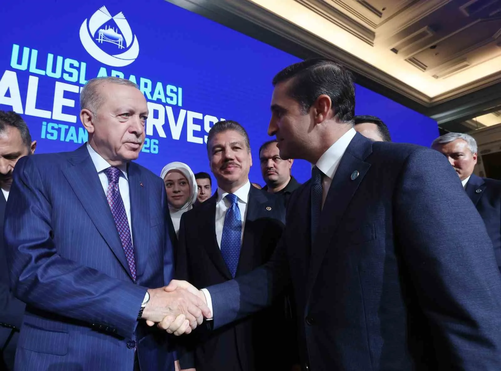 CUMHURBAŞKANI RECEP ERDOĞAN, ÇIRAĞAN SARAYI'NDA DÜZENLENEN ULUSLARARASI ADALET ZİRVESİNE KATILDI.