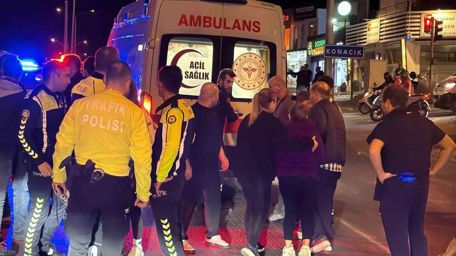 MUĞLA’NIN BODRUM İLÇESİNDE MOTOSİKLETİN ÇARPTIĞI KADIN HAYATINI KAYBETTİ.