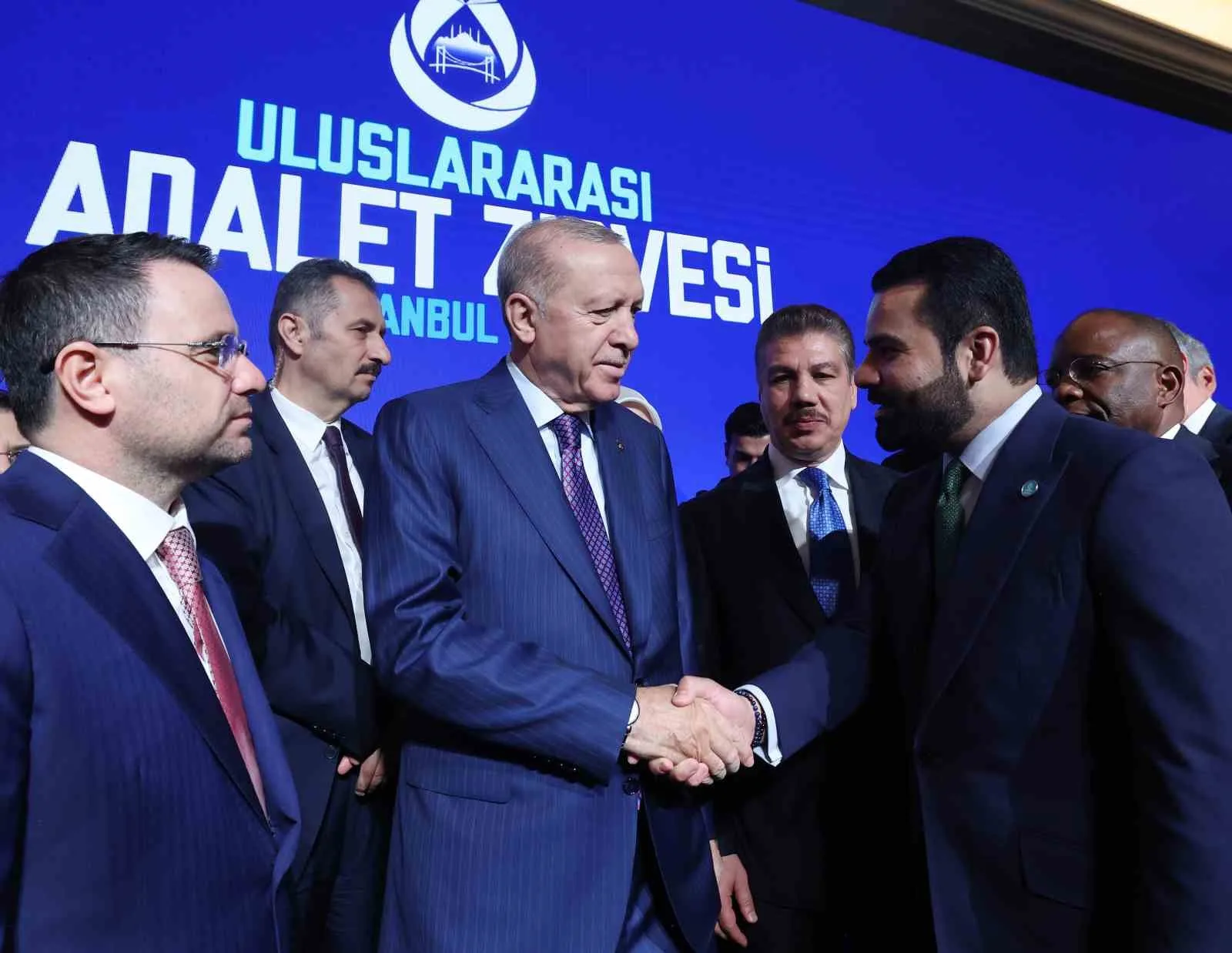 CUMHURBAŞKANI RECEP ERDOĞAN, ÇIRAĞAN SARAYI'NDA DÜZENLENEN ULUSLARARASI ADALET ZİRVESİNE KATILDI.