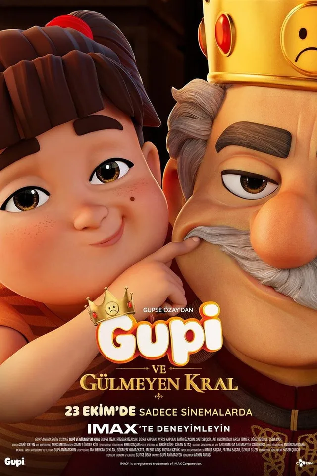 Gupi ve Gülmeyen Kral filminin afişi