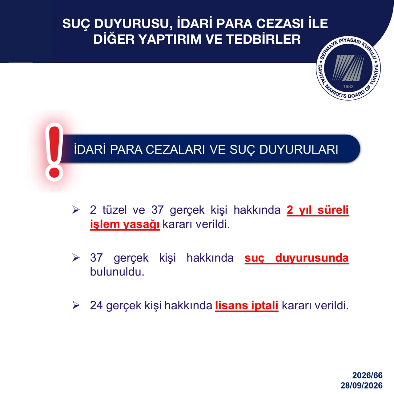 SPK, TERA FİNANSAL YATIRIMLAR HOLDİNG AŞ (TRHOL) PAY PİYASASINDA GERÇEKLEŞTİRİLEN İŞLEMLERE İLİŞKİN YÜRÜTTÜĞÜ İNCELEME SONUCUNDA 37 KİŞİ HAKKINDA SUÇ DUYURUSUNDA BULUNULMASINA KARAR VERDİ.