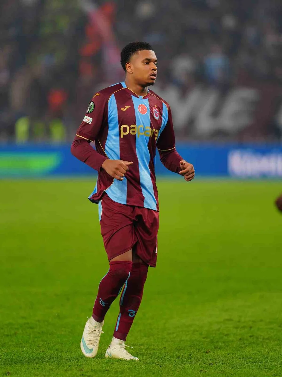 UEFA KONFERANS LİGİ 2. HAFTASINDA TRABZONSPOR, SAHASINDA İSKOÇ EKİBİ HEARTS'I 2-0 MAĞLUP ETTİ.
