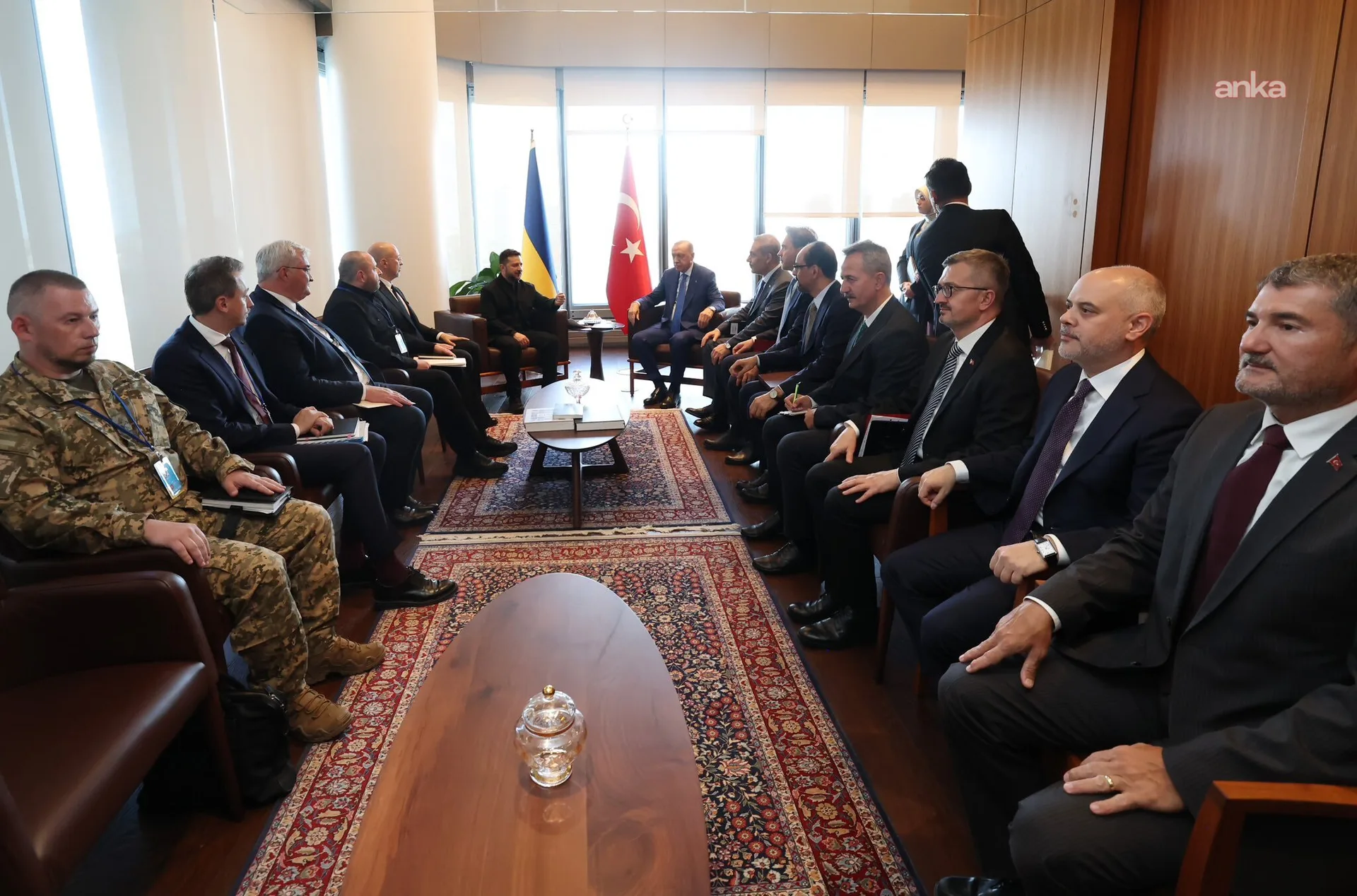 Recep Tayyip Erdoğan, Volodimir Zelenski ile görüştü