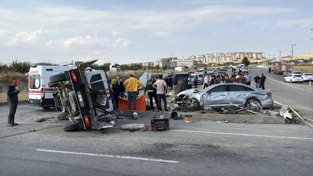 Afşin'de kazada 1 kişi öldü, 7 kişi yaralandı
