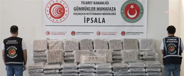 Gümrük ekipleri 9 ayda 91,7 milyar liralık yakalama yaptı