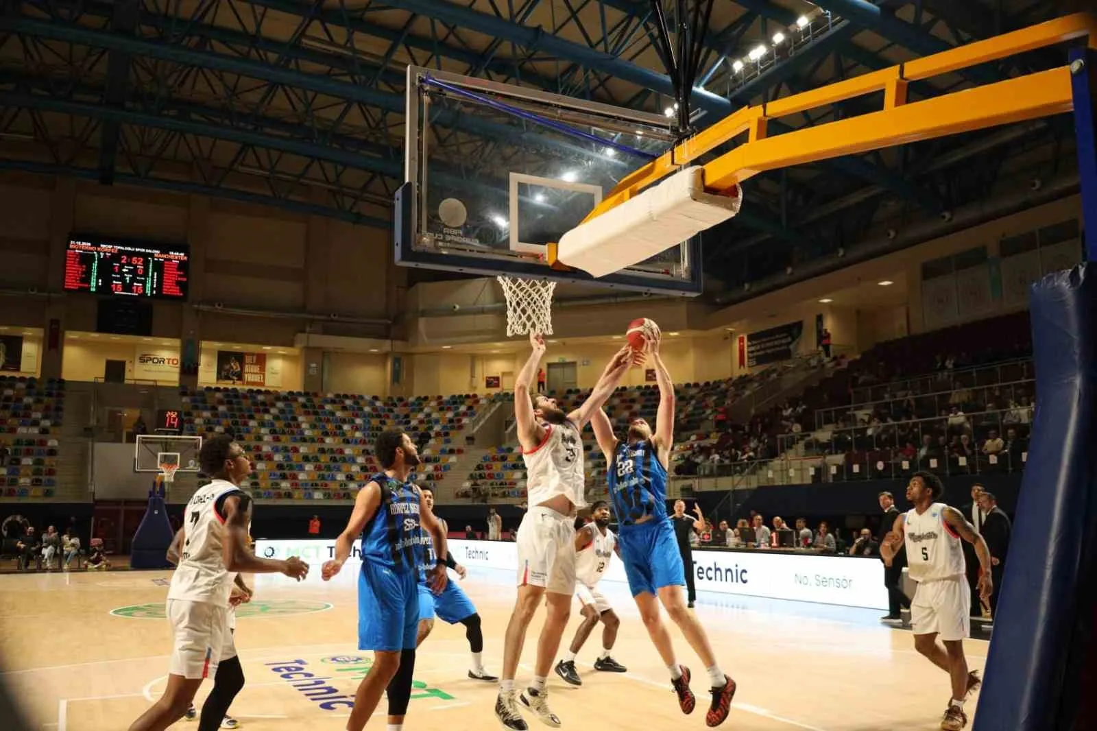 FIBA EUROPE CUP F GRUBU'NDA MÜCADELE EDEN KÖRFEZ BASKET, GRUPTAKİ ÜÇÜNCÜ MAÇTA İNGİLİZ EKİBİ MANCHESTER BASKETBALL'U KONUK ETTİ.