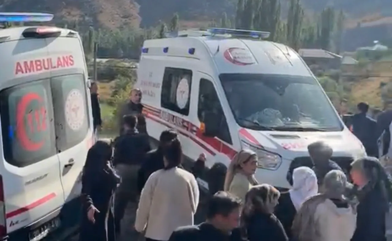 HAKKARİ’NİN ŞEMDİNLİ-YÜKSEKOVA KARAYOLUNUN HARUNA KÖYÜ MEVKİİNDE İKİ ARACIN KAFA KAFAYA ÇARPIŞMASI SONUCU MEYDANA GELEN TRAFİK KAZASINDA 7 KİŞİ YARALANDI, 2 YAŞINDAKİ BİR BEBEK HAYATINI KAYBETTİ.