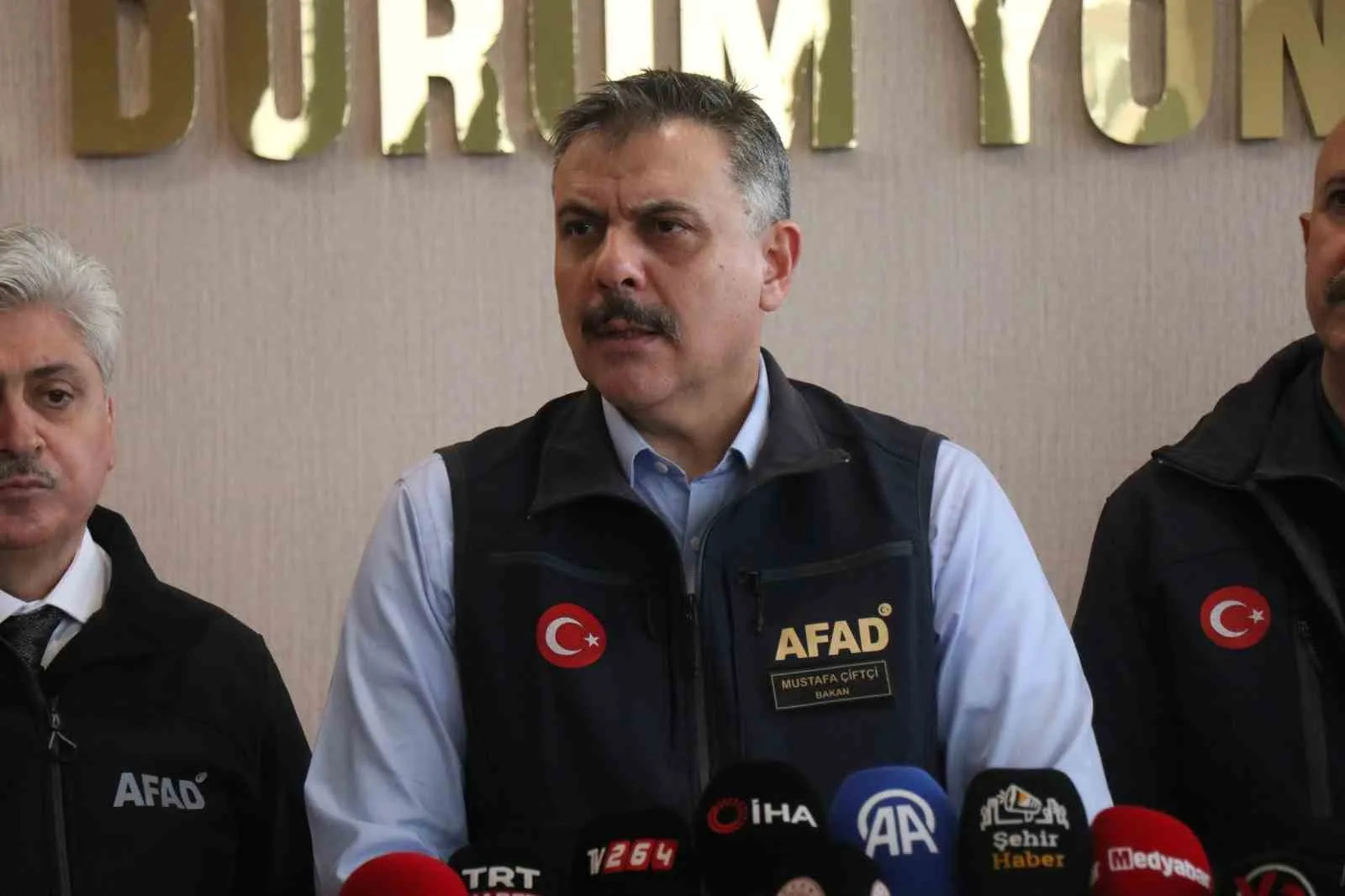 İÇİŞLERİ BAKANI MUSTAFA ÇİFTÇİ, AÇIKLAMALARDA BULUNDU.